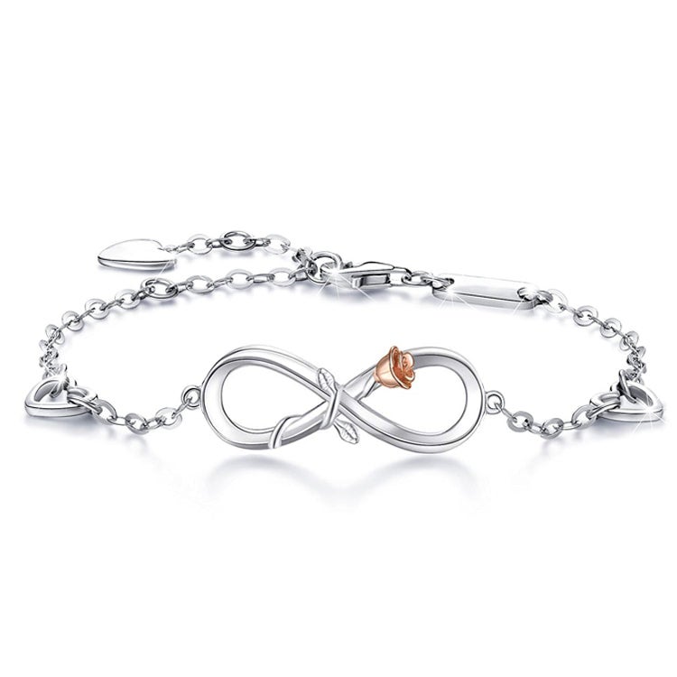 Rose flower anklet best sale